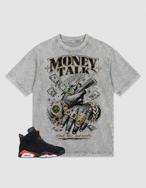 Washed T-shirt Money Talk | Zadago