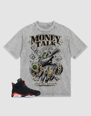 Washed T-shirt Money Talk | Zadago