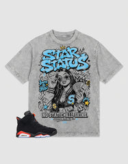 Washed T-shirt No Static All Shine | Zadago
