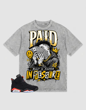 Washed T-shirt Paid In Pressure  | Zadago