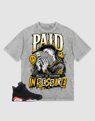 Washed T-shirt Paid In Pressure  | Zadago