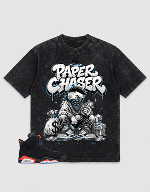 Washed T-shirt Paper Chaser  | Zadago