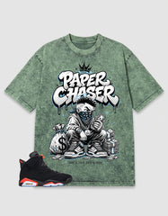 Washed T-shirt Paper Chaser  | Zadago