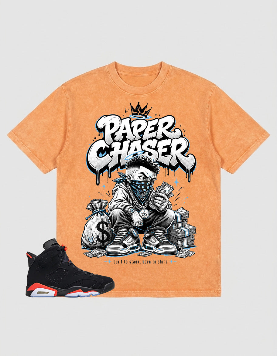 Washed T-shirt Paper Chaser  | Zadago