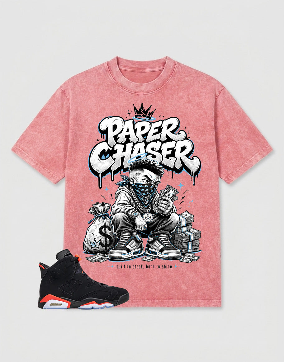 Washed T-shirt Paper Chaser  | Zadago
