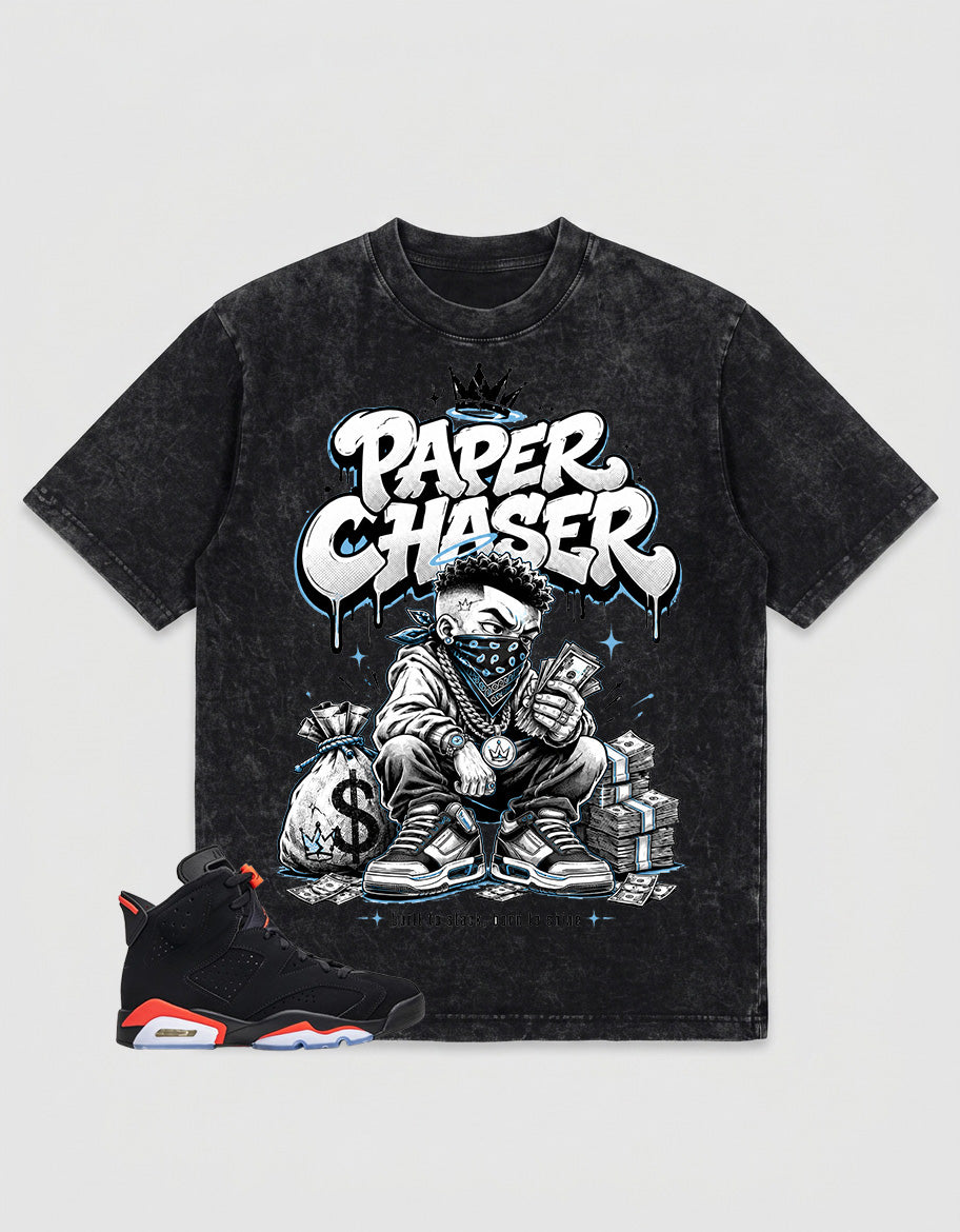 Washed T-shirt Paper Chaser  | Zadago