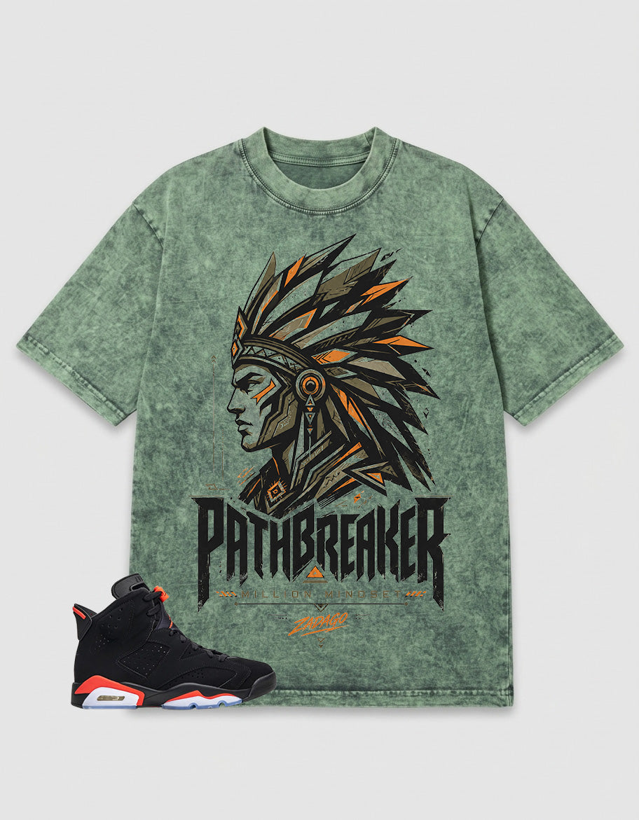 Washed T-shirt Path Breaker | Zadago
