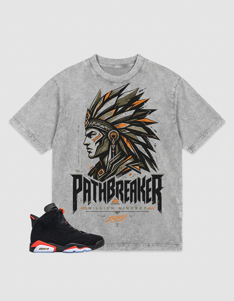 Washed T-shirt Path Breaker | Zadago