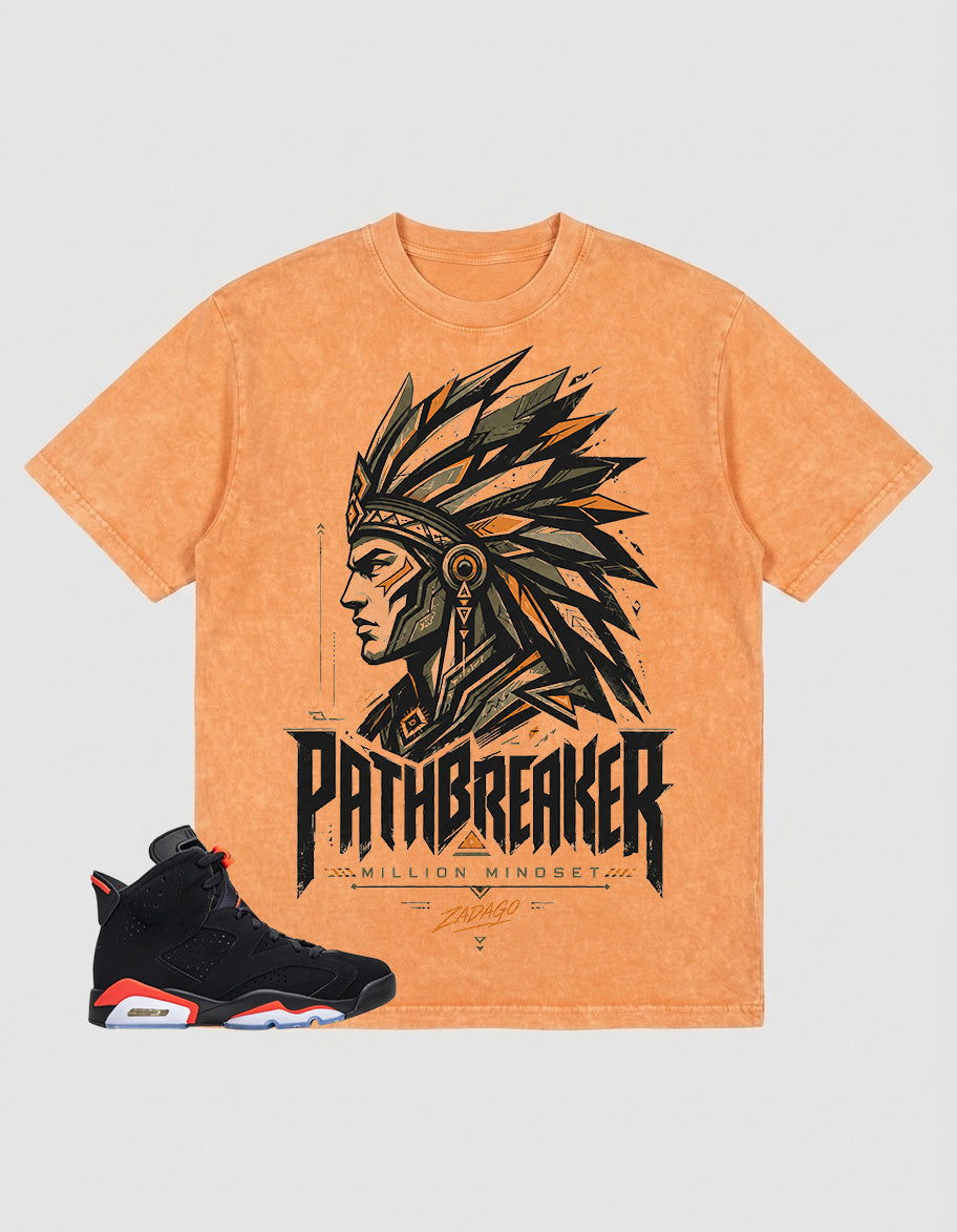 Washed T-shirt Path Breaker | Zadago