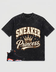 Washed T-shirt Princess Sneaker  | Zadago