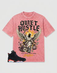 Washed T-shirt Quiet Hustle | Zadago