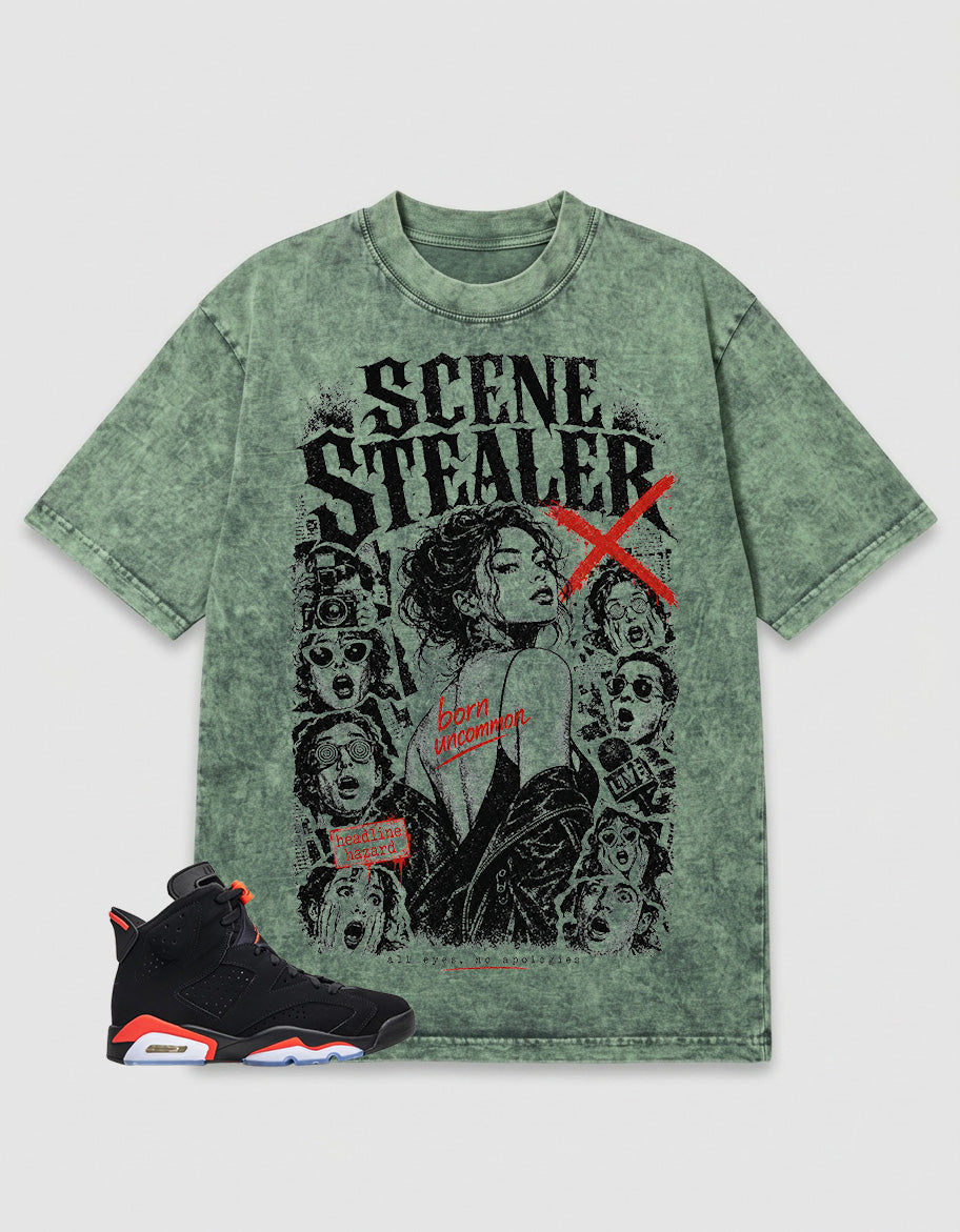 Washed T-shirt Scene Stealer | Zadago