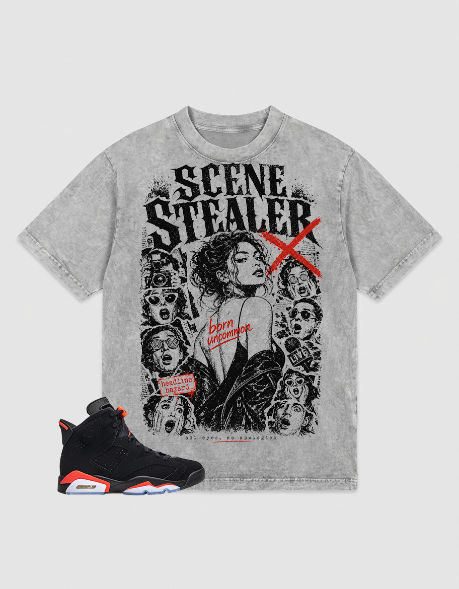 Washed T-shirt Scene Stealer | Zadago
