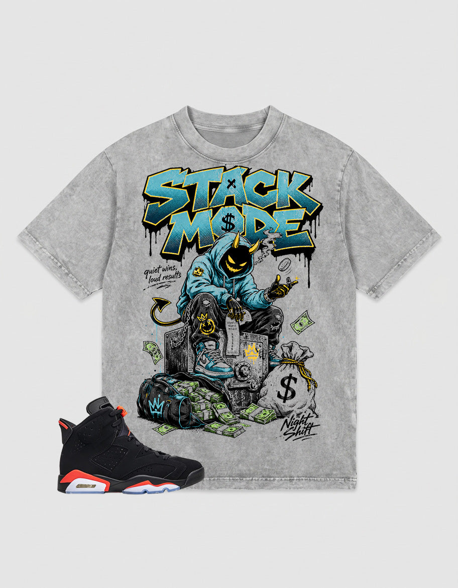 Washed T-shirt Stack Mode | Zadago