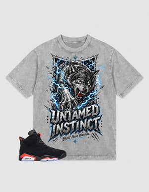 Washed T-shirt Untamed Instinct | Zadago