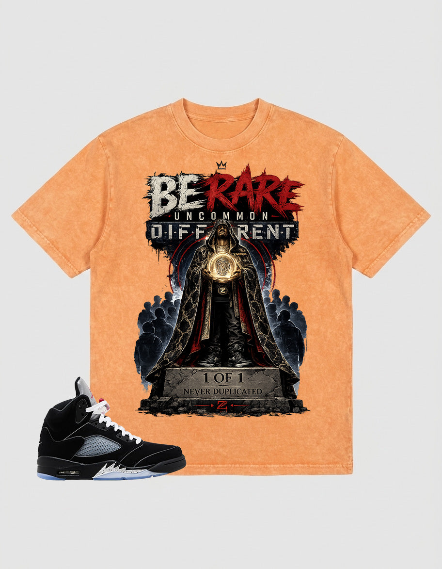 Washed T-shirt to Match Metallic Reimagined 5s - Be Rare Graphic