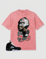 Washed T-shirt to Match Metallic Reimagined 5s - By Any Means Graphic