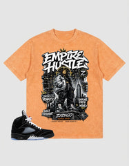 Washed T-shirt to Match Metallic Reimagined 5s - Empire Hustle Graphic
