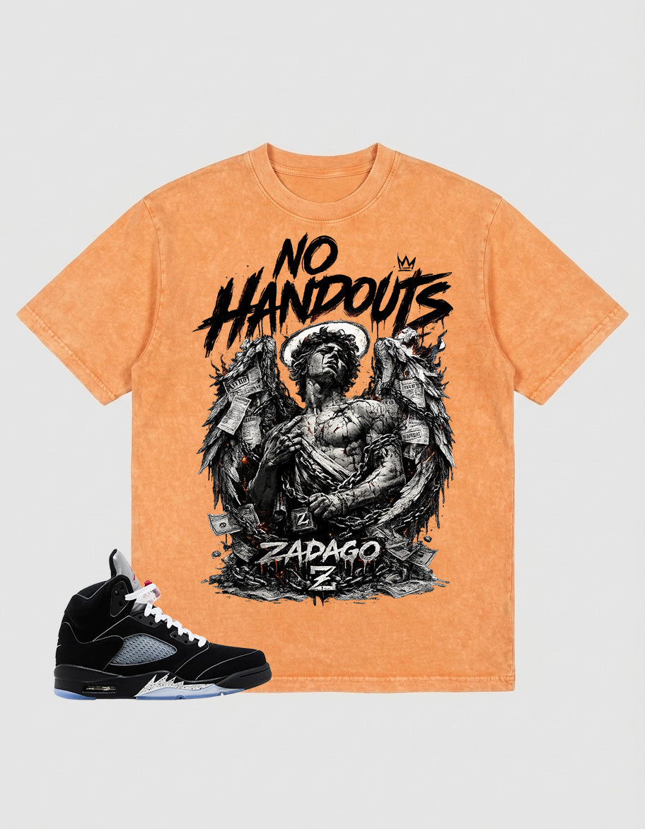 Washed T-shirt to Match Metallic Reimagined 5s - No Handouts Graphic