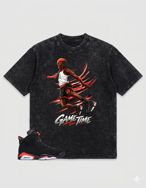 Washed Tee to MatchAir Jordan 6 Infrared | Air Baller Shirt | Zadago