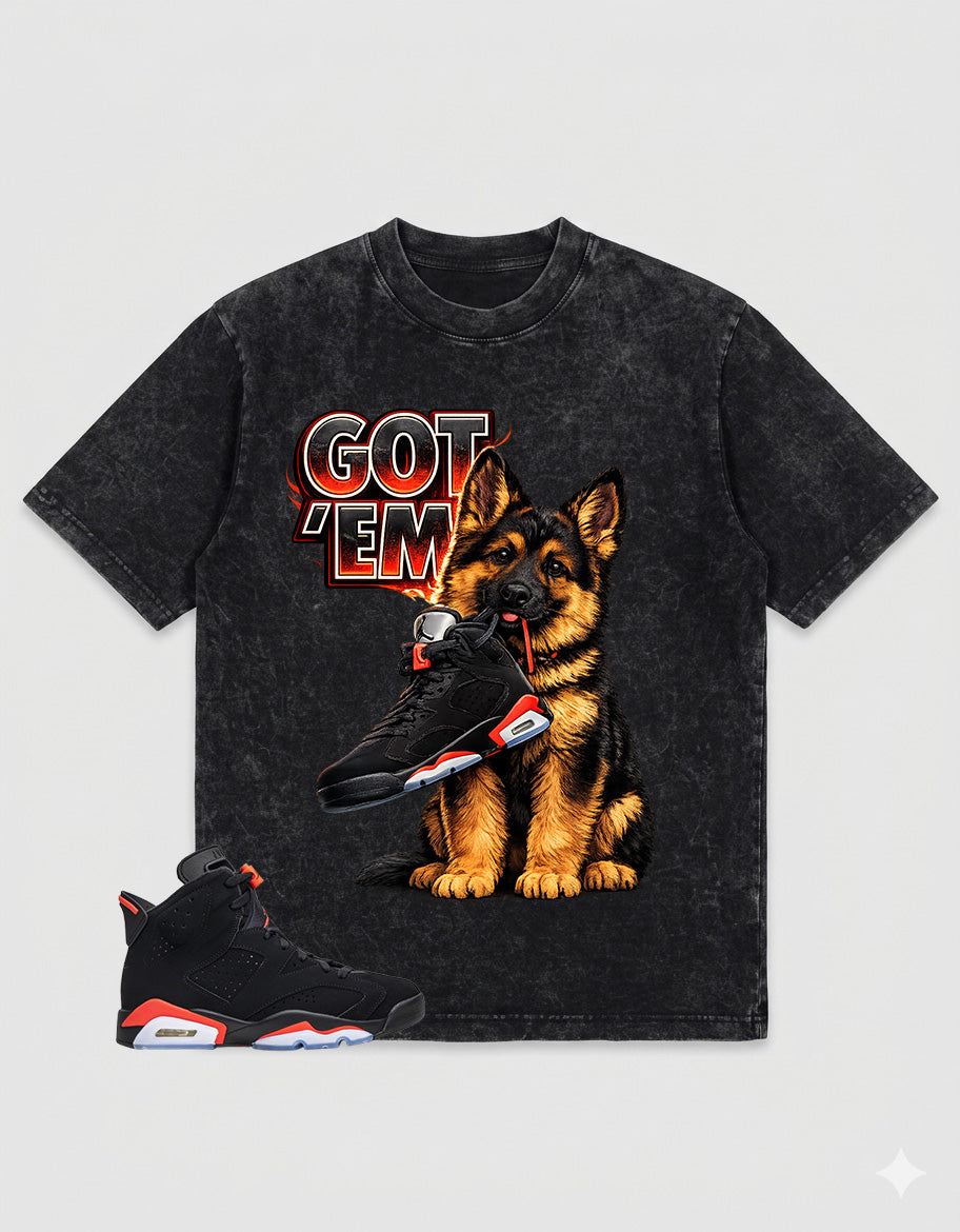 Washed Tee to MatchAir Jordan 6 Infrared | Got 'Em GS Shirt | Zadago