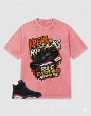 Washed Tee to MatchAir Jordan 6 Infrared | Kream Kicks Shirt | Zadago