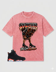 Washed Tee to MatchAir Jordan 6 Infrared | Sicker Shirt | Zadago