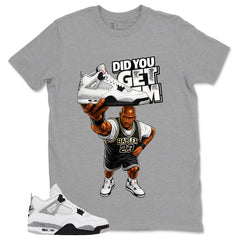 White Cement 4s Zadago Shirt Did You Get Em Graphic