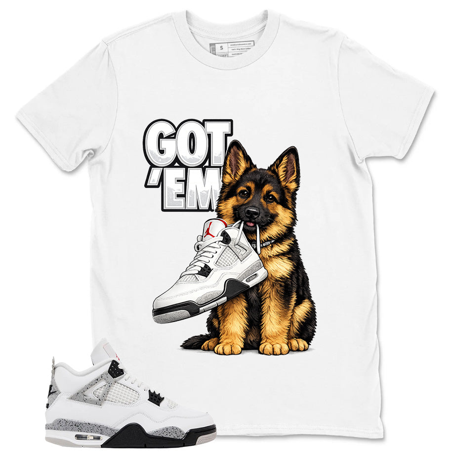 White Cement 4s Zadago Shirt Got 'Em GS Graphic