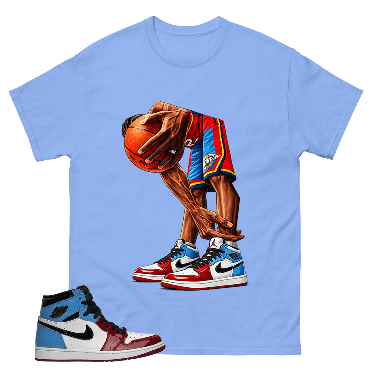 White Fearless 1s Zadago Shirt Ball Time Graphic