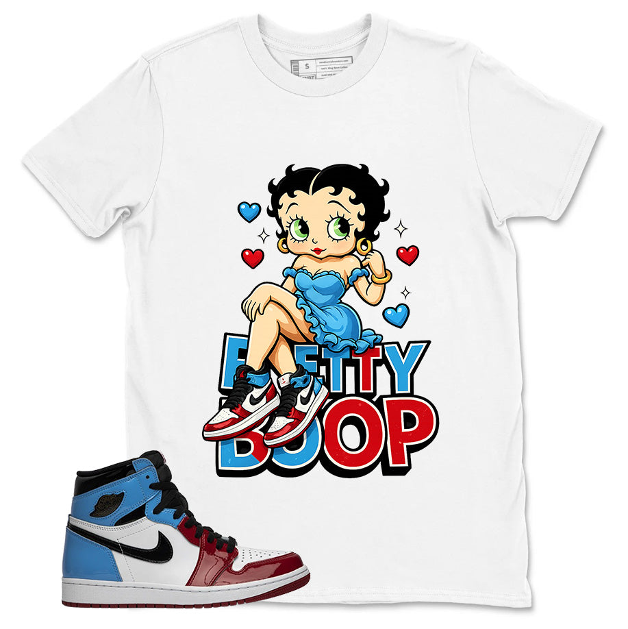 White Fearless 1s Zadago Shirt Betty Boop Graphic