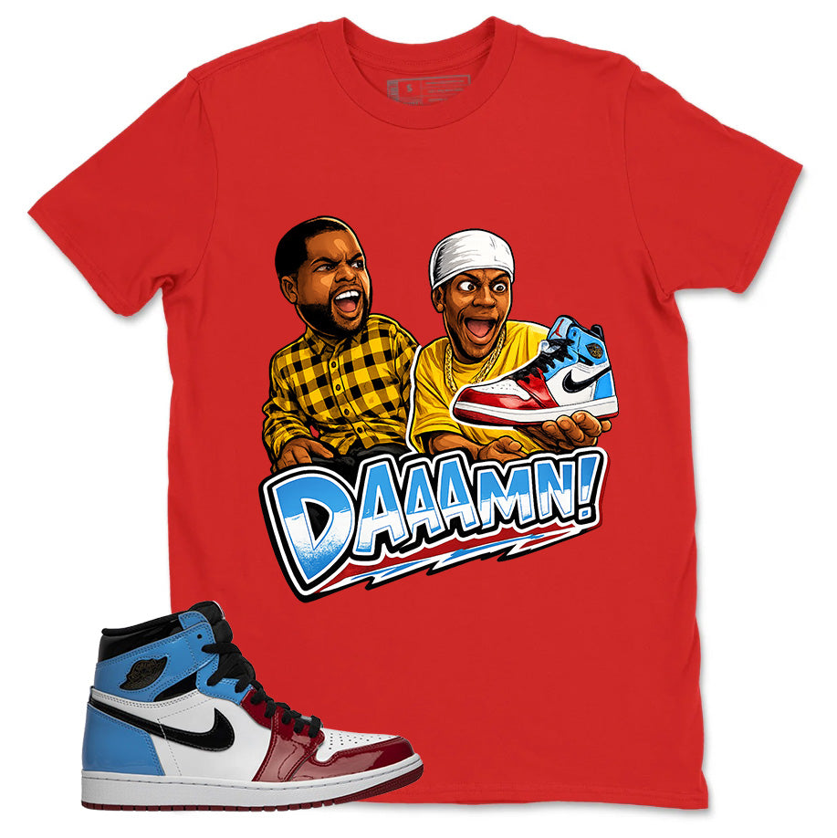 White Fearless 1s Zadago Shirt Daaamn Sneaker Graphic