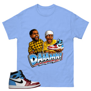 White Fearless 1s Zadago Shirt Daaamn Sneaker Graphic