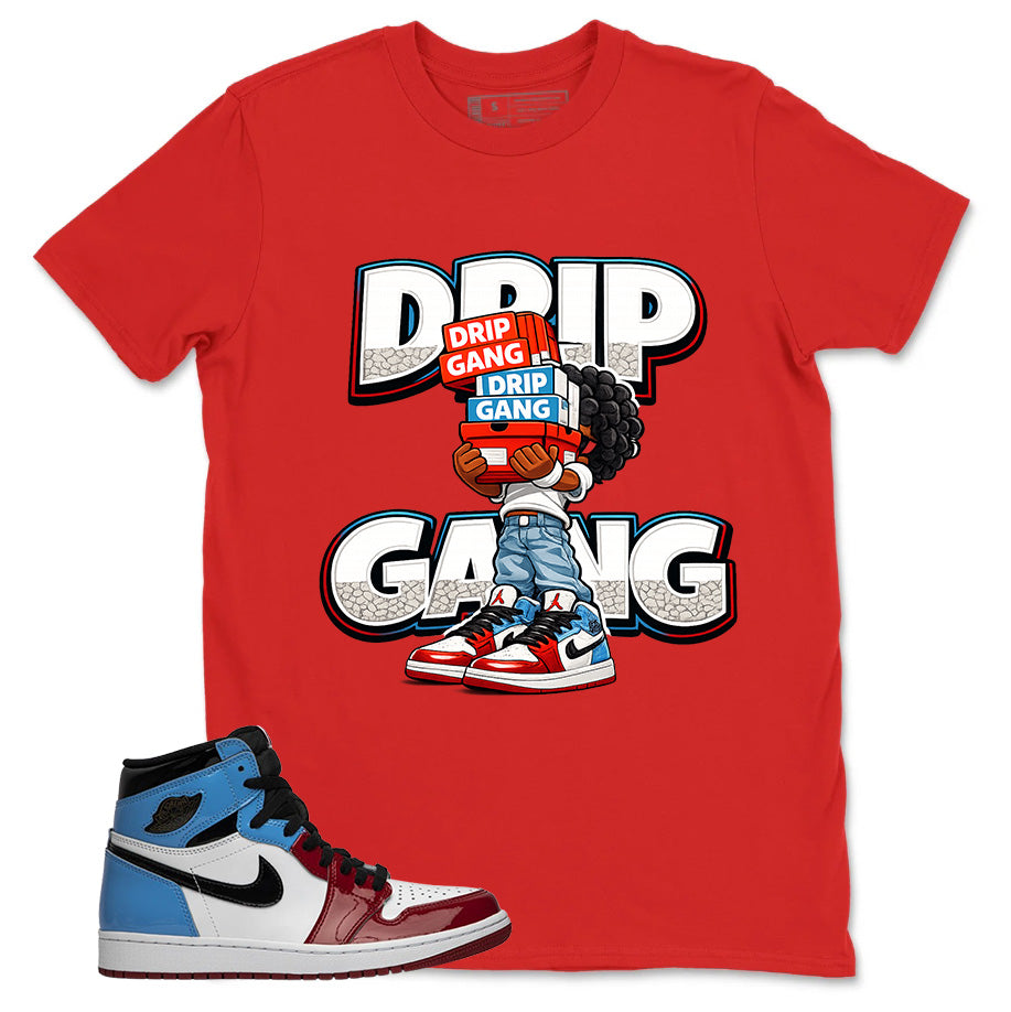 White Fearless 1s Zadago Shirt Drip Gang Graphic