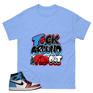 White Fearless 1s Zadago Shirt Fck Around Find Out Graphic