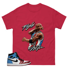 White Fearless 1s Zadago Shirt Flight Victory MJ Graphic