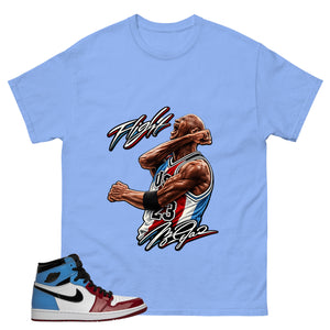 White Fearless 1s Zadago Shirt Flight Victory MJ Graphic