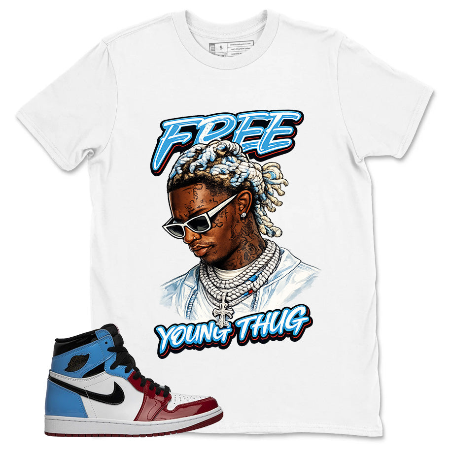 White Fearless 1s Zadago Shirt Free Young Thug Graphic
