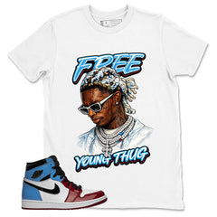 White Fearless 1s Zadago Shirt Free Young Thug Graphic