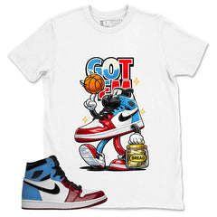 White Fearless 1s Zadago Shirt Got Em Bread Graphic