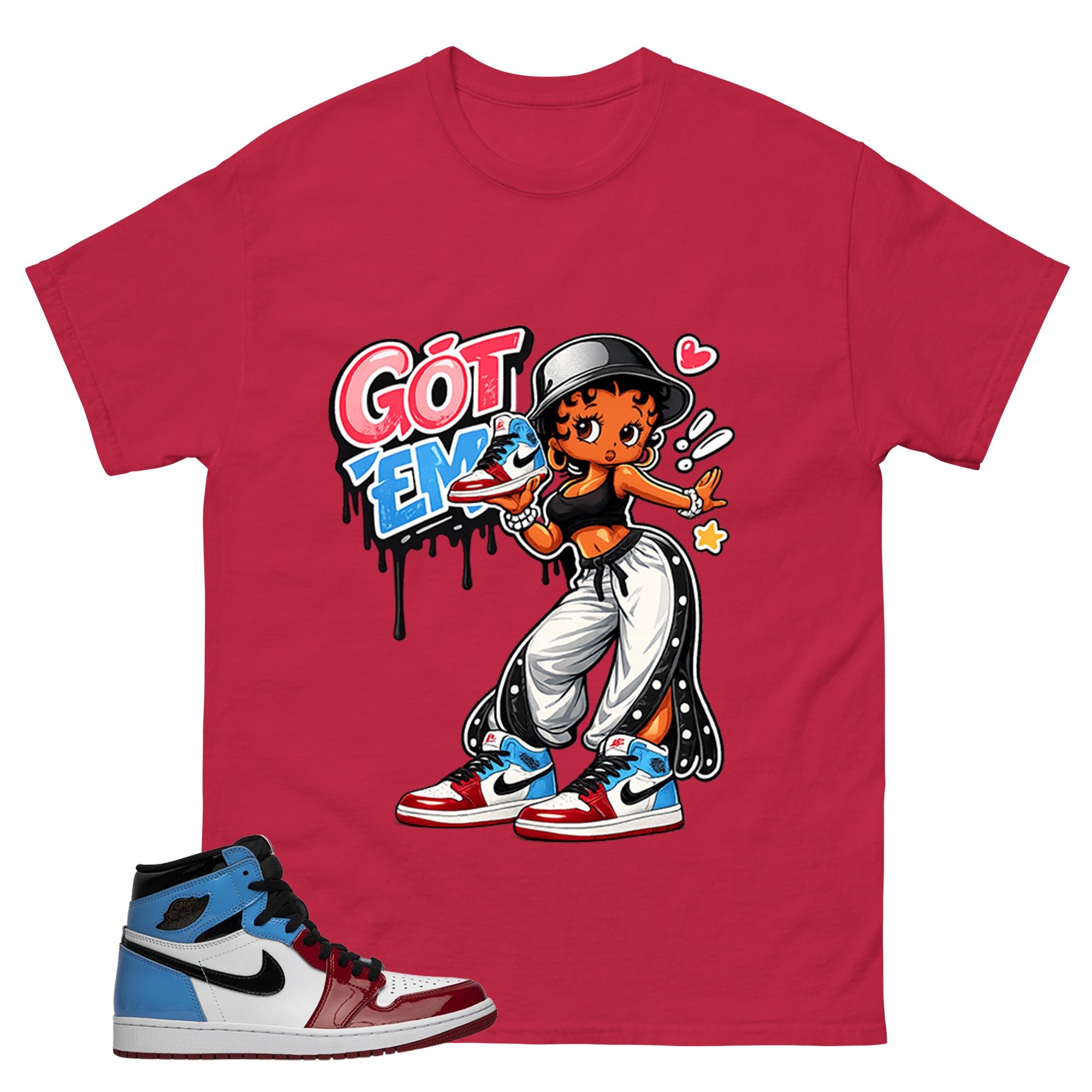 White Fearless 1s Zadago Shirt Got Em Lady Graphic