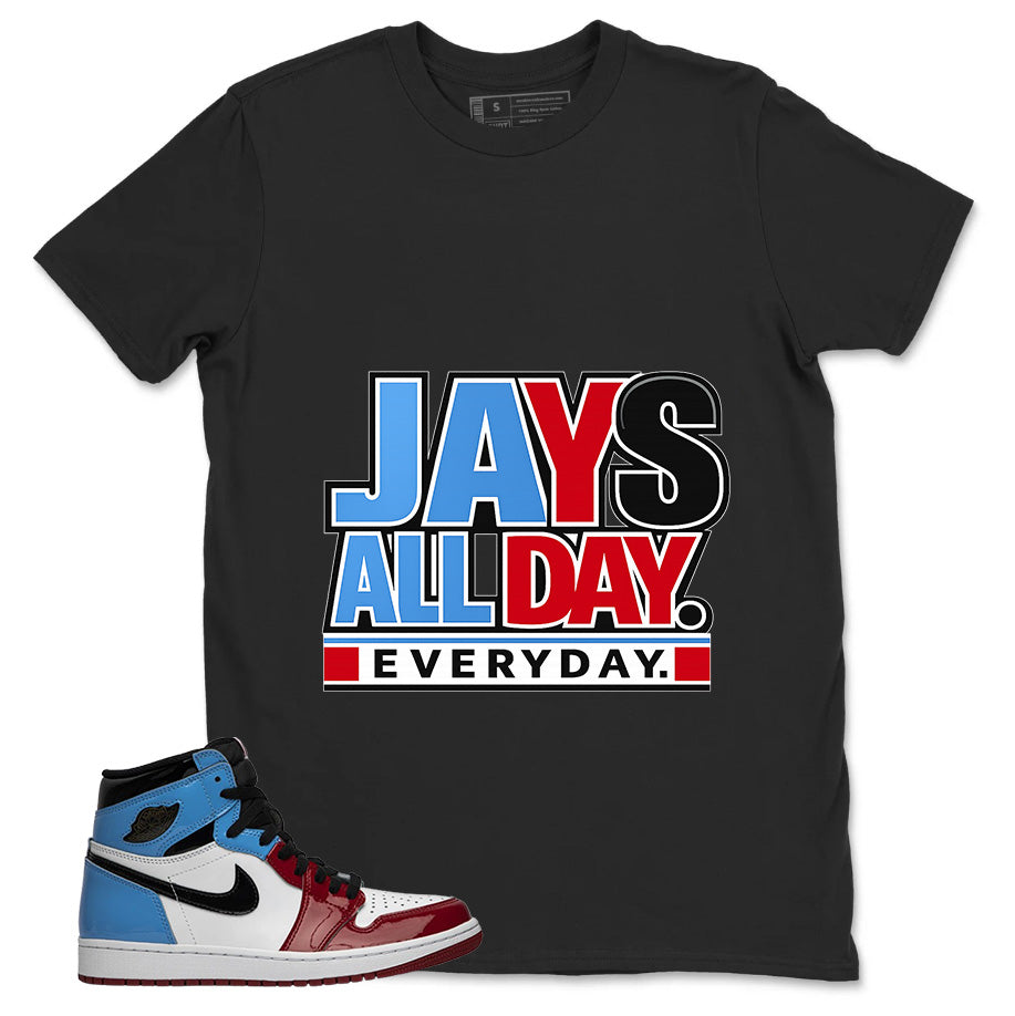 White Fearless 1s Zadago Shirt Jays All Day Everyday Graphic