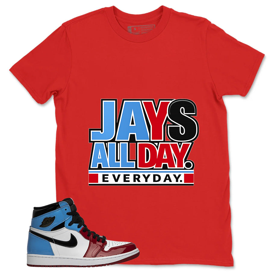 White Fearless 1s Zadago Shirt Jays All Day Everyday Graphic