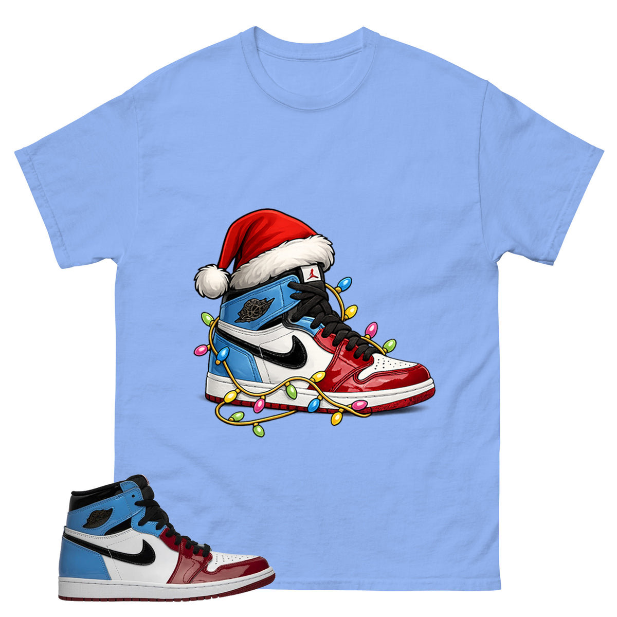 White Fearless 1s Zadago Shirt Kickmas Graphic