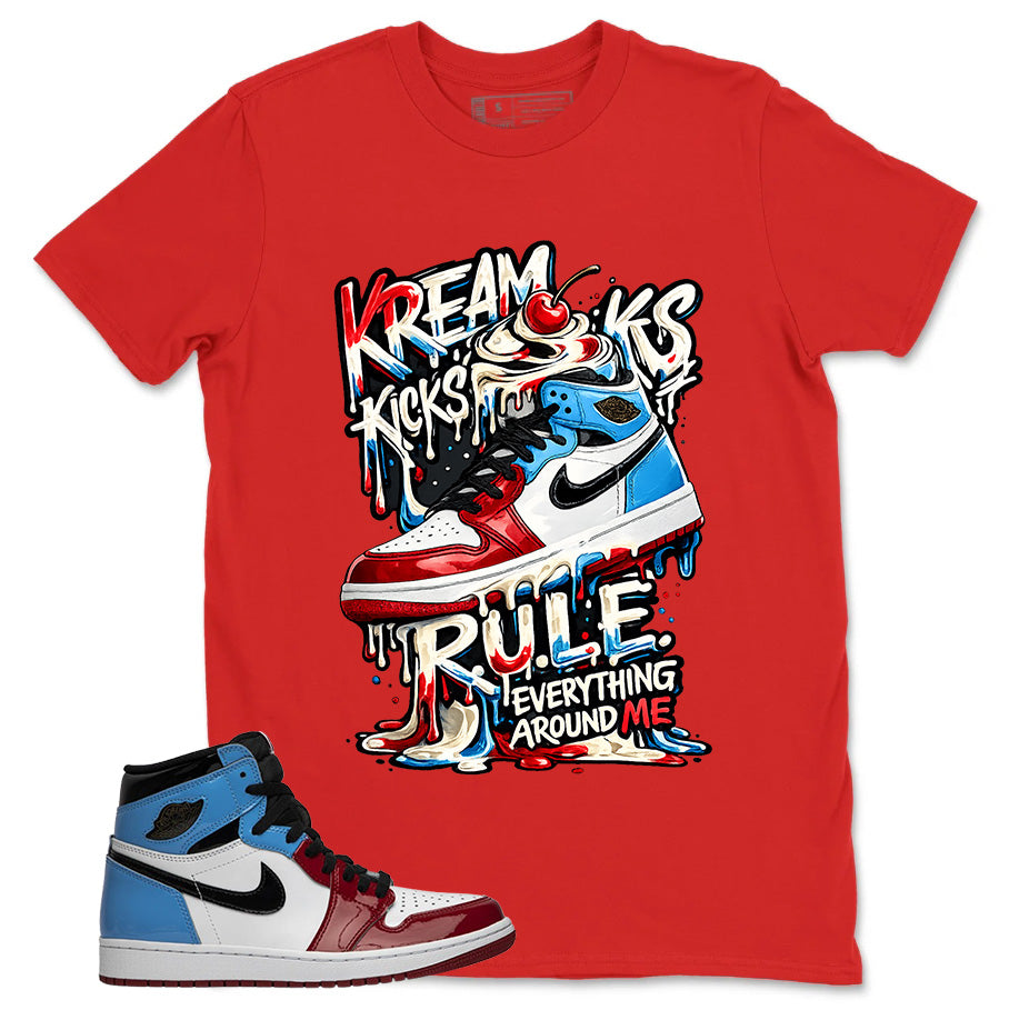 White Fearless 1s Zadago Shirt Kream Kicks Graphic