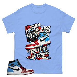 White Fearless 1s Zadago Shirt Kream Kicks Graphic