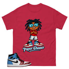 White Fearless 1s Zadago Shirt Paper Chaser Graphic