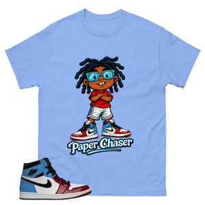 White Fearless 1s Zadago Shirt Paper Chaser Graphic