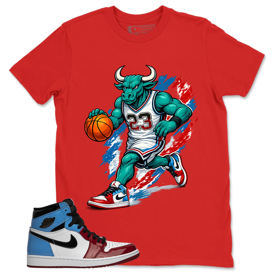White Fearless 1s Zadago Shirt Raging Bull Graphic