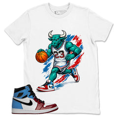 White Fearless 1s Zadago Shirt Raging Bull Graphic